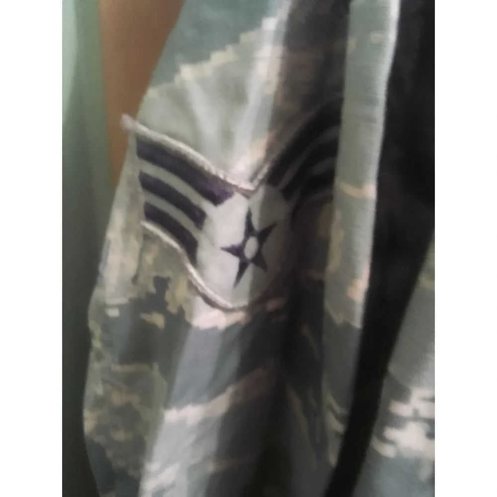 Air Force Military Camo Jacket Mens Size 44R Digital Camouflage Utility Coat